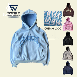 เสื้อฮู้ดสวมหัวสำหรับผู้ชาย, เสื้อสเวตเชิ้ตมีฮู้ดโอเวอร์ไซส์ผ้าคอตตอนผ้าฟลีซผ้าเกล็ดปลา3D ดีไซน์100% - Product Image 1