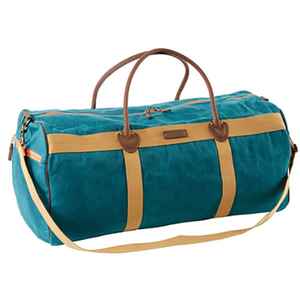 Sac de voyage en toile en cuir artificiel unisexe, fourre-tout, sac de voyage Weekender, bagage à main de nuit, sac de sport en toile personnalisé pour hommes - Product Image 1