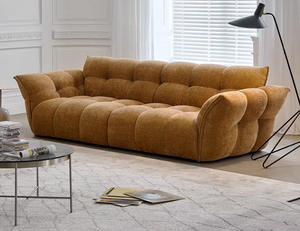 Luxury Modern <b>Sofa</b> with Larch Wood Frame, 40D High Resilience <b>Foam</b> & Feather Blend Filling, Premium Pocket Spring Support - Product Image 2