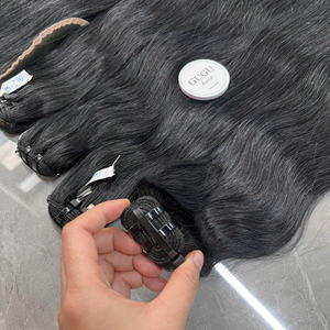 ผมมนุษย์แท้แบบไม่ผ่านกระบวนการ  จัดเรียงเส้นผมตามธรรมชาติ  แบบมัด  ขายส่ง  เกรด 12A 15A  ผมตรงแบบธรรมชาติ  ผมเวียดนาม  แบบดับเบิ้ลดรอน  ขนาด 12 - Product Image 5