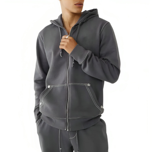 <b>Men's</b> Unisex <b>Christmas</b> Ultimate New Auditions Sports Track <b>Suits</b> Heavy Cotton Contrast Stitching Embroidered Logo Customized - Product Image 2