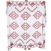Plaid pour canapé, lit, salon, chambre, 100% coton turc, décoration intérieure, super doux, confortable, chaud, vente en gros, couverture tissée