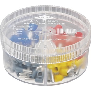 KNIPEX <b>Terminals</b> 100 Pieces in Plastic Box 4.0-16.00 Mm Assortment - Product Image 1