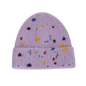 Bonnets en tricot dégradés de style streetwear pour hommes, vente en gros, qualité stable, bonnets d'hiver, bonnets de PK - Product Image 3