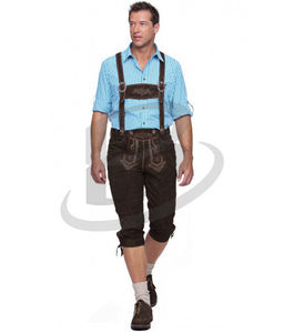 Traje Bávaro de Oktoberfest para Hombre, Lederhosen, Disfraz de Cerveza Alemana, Ropa Vintage con Cristales para Actuaciones en Escenario, Halloween - Product Image 5
