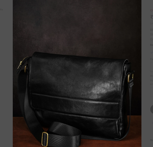 Personalized <b>Leather</b> Laptop Messenger <b>Briefcase</b> Men, Monogram Cross Body Computer Sling Gifts for Him <b>Leather</b> <b>Briefcase</b> Man - Product Image 2