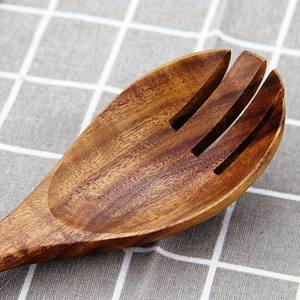 MEILLEURE QUALITÉ Ustensiles En Bois Vente Chaude Bol Ensemble Fabriqué en Inde Comprend Salade En Bois Ensemble de Serveur - Product Image 3