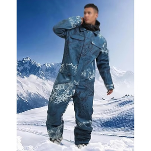 Traje de Esquí para Mujer, Estilo Nuevo Invierno 2026, para Snowboard y Doble Tabla, Resistente al Viento, Impermeable, Cálido, de Algodón - Product Image 1