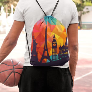 Bolsas con Cordón Personalizadas, Ligeras, 100% de Alta Calidad, Tamaño Adulto, Modernas, para Jugadores de Tenis - Product Image 2