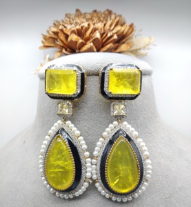 Lujosos pendientes elegantes para mujer, pendientes elegantes para fiesta, accesorios de moda con piedra de circón para regalos - Product Image 2