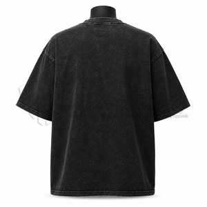 Camiseta Personalizada con Gráficos de Anime, Estilo Vintage, Algodón Lavado, Streetwear, Fabricante OEM ODM - Product Image 2