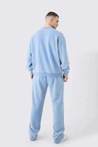 Conjunto Deportivo de Felpa Extra Grande con Logotipo Personalizado para Hombre y Mujer, Sudadera con Cremallera y Pantalones Jogger de Invierno de Marfa International - Product Image 3