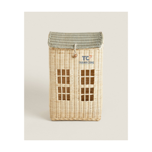 Proveedor de Vietnam, cestas de mimbre tejidas a mano vietnamitas para bebés con almacenamiento en forma de casa - Product Image 2