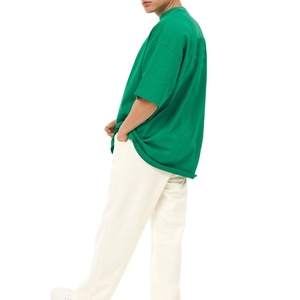 T-shirts Ringer Oversize Personnalisés Été 100% Coton & Polyester pour Hommes, Style Streetwear avec Col Élargi, Modèle Uni Complémentaire 2026 - Product Image 3