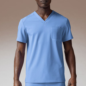 Uniforme Médico de Enfermería de Fábrica, Parte Superior Clásica con Bolsillos Tipo Cargo y Pantalones Deportivos Ajustados, Tallas Grandes, Conjunto de Uniforme de Enfermera Personalizado - Product Image 6