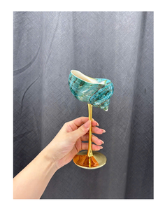 Premium Shell Cup Auténtica Seashell Superficie pulida Elegante Diseño único Perfecto para la decoración del comedor A granel al por mayor - Product Image 1