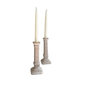 Portavelas Vintage de tacota, decoración Vintage para el hogar, regalo de casa, Juego de 2 - Product Image 1