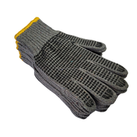 Guantes de Punto de Hilo de Algodón de Fabricación Indonesia |   Guantes de Trabajo Ligeros, Medianos y Resistentes, Anti-Impactos y Antideslizantes