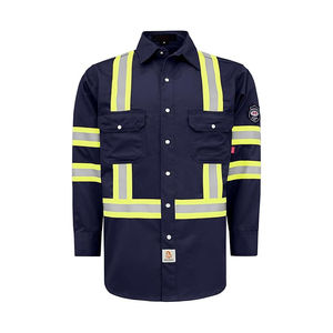 Ropa de Seguridad de Alta Visibilidad, Camisas de Soldadura FR, Camisa Resistente a las Llamas, Ropa de Trabajo Ignífuga - Product Image 2