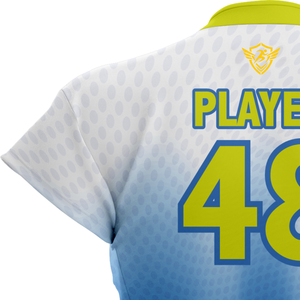 Conjunto de Uniforme de Voleibol Personalizado para Mujer, Poliéster con Impresión por Sublimación, Manga Corta, Cuello en V, Uniforme de Equipo, Secado Rápido, Transpirable, para Entrenamiento - Product Image 4
