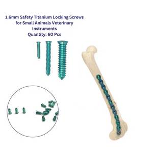 Instrumentos Quirúrgicos Veterinarios Ortopédicos de Acero Inoxidable de 1.6 mm, Grado Quirúrgico, Autoclavables, Certificados CE Clase I, Reutilizables - Product Image 2