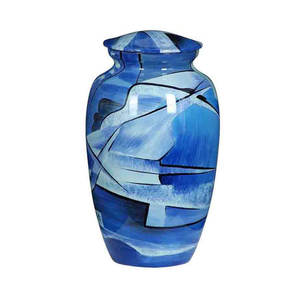 Urna Funeraria de Latón Dorado Tallada a Mano de Estilo Europeo, Ecológica, con Empaque Personalizado, Urna Conmemorativa para Adultos - Product Image 3