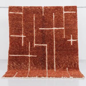 Tapis marocain unique Beni Ourain fait à la main Tapis marocain Boho Beni Ourain Albertina Tapis en laine noué à la main d'ITHL - Product Image 1