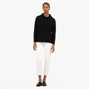 LAutumn Logo personnalisé pour femmes Pull solide avec cordon de serrage Poche kangourou sur le devant Sweat à capuche d'hiver 100% coton - Product Image 2
