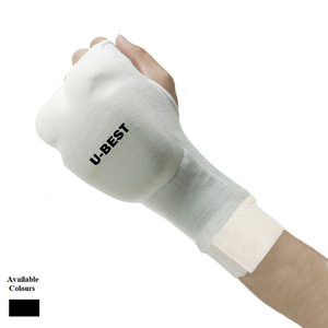 Genouillères de volley-ball U-BEST, blanches, respirantes, en coton et spandex, équipement de protection unisexe pour adultes - Product Image 2