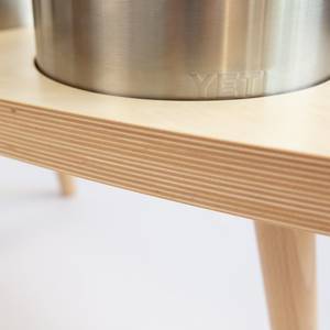 Eco-Friendly Cat Food <b>Bowl</b> Fashion <b>Bamboo</b> Wooden Dog Cat Stainless Steel Food <b>Bowl</b> - Product Image 3