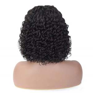 Vente en gros cheveux vierges indiens HD perruques avant en dentelle noir transparent style vague de corps pour les femmes pleine dentelle perruques de cheveux humains - Product Image 3