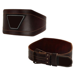 Cinturón de levantamiento de pesas de cuero de vaca ajustable profesional hecho a medida para entrenamiento de gimnasia y levantamiento de pesas - Product Image 3