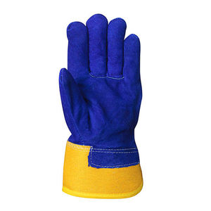 Gants de mécanicien les plus vendus à vendre Gants de mécanicien de travail en cuir de haute qualité de couleur unie - Product Image 3