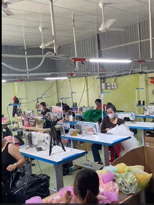 ชุดบอลสีชมพูสำหรับเด็กผู้หญิงชุดเดรสแขนสั้นประดับด้วยลูกปัดแบบลำลอง - Product Image 5