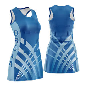 Vestido de Netball Personalizado por Sublimación para Mujer, Tejido Transpirable de Alta Elasticidad, Impresión de Precisión, Uniforme de Equipo, Suministro OEM/ODM - Product Image 2