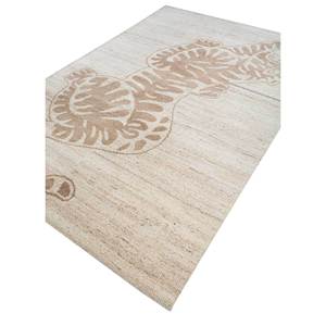 <b>Boho</b> Style Thyme Beige Brown Hand Knotted Wool <b>Rug</b> AKWL-1326 Abstract Animal Print for Home Use for Living Hallway Rectangle - Product Image 2