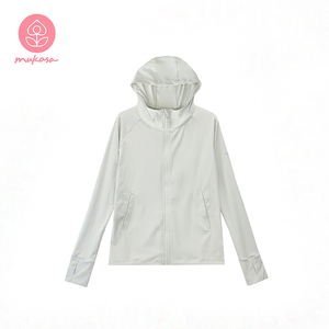 เสื้อฮู้ดโยคะแบบสบาย ๆ เป็นมิตรกับผิวเสื้อ Mukasa ชุดโยคะออกกําลังกายสําหรับผู้หญิง - Product Image 5