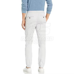 Pantalons de sport de couleur personnalisée, longue durée, pour hommes, en polyester et coton écologiques, respirants - Product Image 2