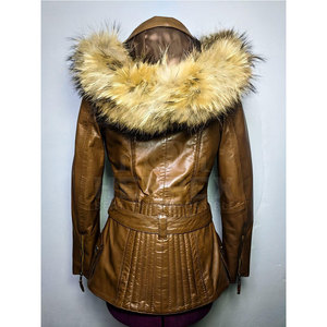 Meilleure vente Veste en cuir de mouton élégante pour femmes de haute qualité pour l'automne - Product Image 6