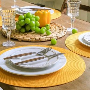 ที่รองจานลูกปัดทรงกลมทำด้วยมือสำหรับโต๊ะอาหารของตกแต่งคริสต์มาสงานเลี้ยงสังสรรค์ในครอบครัว - Product Image 4