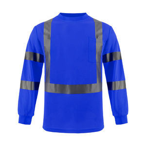 Uniforme de Baloncesto de Alta Visibilidad Clase 3, Manga Larga, Reflectante, Transpirable, de Secado Rápido, Personalizable - Product Image 1