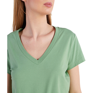 Camisetas de mujer de servicio OEM Diseña tu propio logotipo camisetas de mujer camiseta activa que absorbe la humedad para entrenamiento de gimnasio - Product Image 3