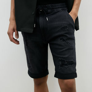 New Arrival Denim <b>Jogging</b> <b>Men</b> <b>Shorts</b> Breathable Quick Dry Windproof Anti Wrinkle Summer Casual Wear Button Fly <b>Men</b> <b>Shorts</b> - Product Image 3