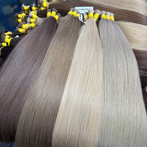 Extensiones de Cabello al Por Mayor, Super Double Drawn, Color Castaño Claro, 100% Cabello Vietnamita, Envío a Todo el Mundo, Precio de Fábrica - Product Image 1