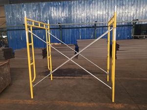 Giàn giáo khung <span class=keywords><strong>H</strong></span> | tháp thép <span class=keywords><strong>h</strong></span>àn điều chỉnh Q235 cho xây dựng nhà cao tầng - Product Image 5