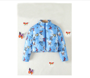 Chaqueta Acolchada con Estampado Floral para Mujer, Talla Grande, el Mejor Fabricante y Proveedor de Pakistán, Chaquetas Personalizadas para Chicas - Product Image 1