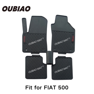Misura per accessori 500 <span class=keywords><strong>FIAT</strong></span> tappetino auto antiscivolo e tappetino per auto ispessimento resistente all'usura per 500 <span class=keywords><strong>FIAT</strong></span> - Product Image 2