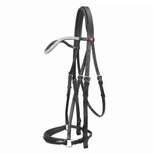 Les fabricants vendent la bride de cheval en cuir véritable en gros conception personnalisée de haute qualité bride de cheval en cuir véritable - Product Image 5