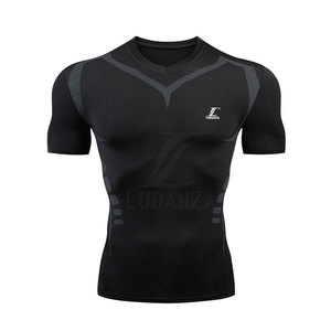 Concevez votre propre logo Chemises MMA à manches courtes personnalisées Vêtements d'entraînement au combat Service OEM Chemises MMA - Product Image 1