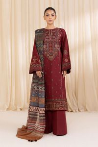 Hot Selling Product Custom Designs & Sizes Indian Pakistani Salwar Kameez Casual Dresses For Women Winter Warm Dress With Shawl - Product Image 6